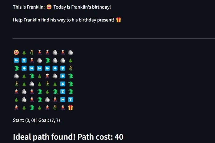 Streamlit A* Search